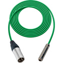 Photo of Sescom SC50XSJZ Audio Cable Canare Star-Quad 3-Pin XLR Male to 1/4 TRS Balanced Female - Green - 50 Foot