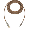 Photo of Sescom Audio Cable Canare Star-Quad 3.5mm TS Mono Male to RCA Male - Brown - 6 Foot