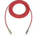 Photo of Sescom SC6MZMJZRD Audio Cable Canare Star-Quad 3.5mm TRS Balanced Male to 3.5mm TRS Balanced Female Red - 6 Foot
