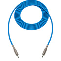 Photo of Sescom SC6MZMZ Audio Cable Canare Star-Quad 3.5mm TRS Balanced Male to 3.5mm TRS Balanced Male - Blue - 6 Foot