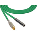 Photo of Sescom Audio Cable Canare Star-Quad 1/4-Inch TS Mono Female to RCA Male - Green - 6 Foot