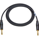 Sescom SC6SS/B Audio Cable Canare Star-Quad 1/4 TS Mono Male to 1/4 TS Mono Male Black - 6 Foot