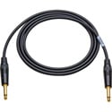 Photo of Sescom SC6SS/B Audio Cable Canare Star-Quad 1/4 TS Mono Male to 1/4 TS Mono Male Black - 6 Foot