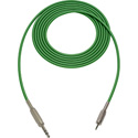 Photo of Sescom Audio Cable Canare Star-Quad 1/4 TRS Balanced Male to 3.5mm TRS Balanced Male - Green - 6 Foot