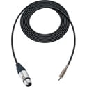 Photo of Sescom Audio Cable Canare Star-Quad 3-Pin XLR Female to 3.5mm TS Mono Male - Black - 6 Foot