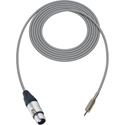 Photo of Sescom SC6XJMGY Audio Cable Canare Star-Quad 3-Pin XLR Female to 3.5mm TS Male Grey - 6 Foot