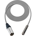 Photo of Sescom SC6XSJZGY Audio Cable Canare Star-Quad 3-Pin XLR Male to 1/4 TRS Balanced Female Grey - 6 Foot