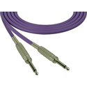Photo of Sescom SC75SSPE Audio Cable Canare Star-Quad 1/4-Inch TS Mono Male to 1/4-Inch TS Mono Male - Purple - 75 Foot