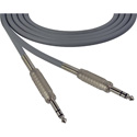 Photo of Sescom Audio Cable Canare Star-Quad 1/4in TRS Balanced Male to 1/4in TRS Balanced Male - Grey - 75 Foot
