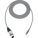 Photo of Sescom SC75XJM Audio Cable Canare Star-Quad 3-Pin XLR Female to 3.5mm TS Mono Male - Grey - 75 Foot