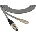 Photo of Sescom SC75XJMJZ Audio Cable Canare Star-Quad 3-Pin XLR Female to 3.5mm TRS Balanced Female - Grey - 75 Foot