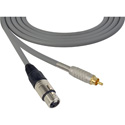 Photo of Sescom SC75XJRGY Audio Cable Canare Star-Quad 3-Pin XLR Female to RCA Male - Grey - 75 Foot