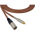 Photo of Sescom SC75XRBN Audio Cable Canare Star-Quad 3-Pin XLR Male to RCA Male - Brown - 75 Foot