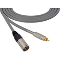 Photo of Sescom SC75XRGY Audio Cable Canare Star-Quad 3-Pin XLR Male to RCA Male - Grey - 75 Foot