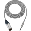 Photo of Sescom SC75XSZGY Audio Cable Canare Star-Quad 3-Pin XLR Male to 1/4-Inch TRS Balanced Male - Grey - 75 Foot