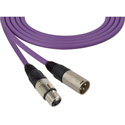 Photo of Sescom SC75XXJPE Mic Cable Canare Star-Quad 3-Pin XLR Male to 3-Pin XLR Female Purple - 75 Foot