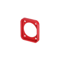 Photo of Neutrik SCDP-FX-2 Sealing Gasket - EPDM for use with D Size Chassis Connectors - IP65 and UV Resistant - Red