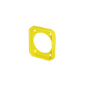Photo of NEUTRIK SCDP-FX-4 Sealing Gasket - EPDM for use with D Size Chassis Connectors - IP65 and UV Resistant - Yellow