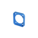 Photo of Neutrik SCDP-FX-6 Sealing Gasket - EPDM for use with D Size Chassis Connectors - IP65 and UV Resistant - Blue