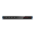 Photo of Science Image Flow Edge 4-Channel Rackmount Up/Down/Cross Converter with Fiber TX/RX and Analog Audio In/Out