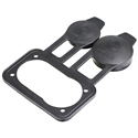 Photo of NEUTRIK SCNAC-04 Rubber Sealing Cover with Power In/Power Out for powerCON TRUE1 TOP NAC3PX-TOP - 50 Pack