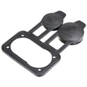 Photo of NEUTRIK SCNAC-04 Rubber Sealing Cover with Power In/Power Out for powerCON TRUE1 TOP NAC3PX-TOP