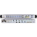 Evertz SCORPION 18 1RU 18-Slot / 2-QSFP Media Processing Chassis - 12G Crosspoint / IPX Ethernet Switch & Power Module