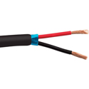 Structured Cable 12/2SHDB 2-Conductor 12 AWG Shielded Direct Burial Speaker Cable - 1000 Feet Black