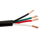 Photo of Structured Cable 14/4OFC 4-Conductor 14 AWG Stranded Copper In-Wall Speaker Cable - 500 Feet Black