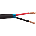 Structured Cable 16/2DB 2-Conductor 16 AWG Unshielded Direct Burial Speaker Cable - 1000 Feet Black