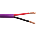 Photo of Structured Cable 16/2OFC 2-Conductor 16 AWG Stranded Copper In-Wall Speaker Cable - 1000 Feet Purple