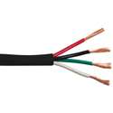 Photo of Structured Cable 16/4OFC 4-Conductor 16 AWG Stranded Copper In-Wall Speaker Cable - 500 Feet Black