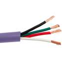 Photo of Structured Cable 16/4OFC Direct Burial 4-Conductor 16 AWG Stranded Copper Indoor/Outdoor Speaker Cable - 500 Feet Purple