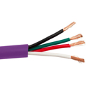 Photo of Structured Cable 16/4OFC 4-Conductor 16 AWG Stranded Copper In-Wall Speaker Cable - 500 Feet Purple