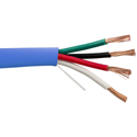 Photo of Structured Cable 16/4SP 4-Conductor 16 AWG 26-Strand Copper Contractor Speaker Cable - 500 Feet Blue