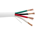 Photo of Structured Cable 16/4SP 4-Conductor 16 AWG 26-Strand Copper Contractor Speaker Cable - 500 Feet White
