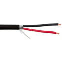 Structured Cable 18/2SHDB 2-Conductor 18 AWG Shielded Direct Burial Speaker Cable - 1000 Feet Black