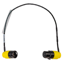Photo of Sescom Flexible Ultra-Slim 360-Degree Right Angle XLR Cable - Yellow - 18 Inch