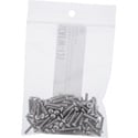 Photo of Connectronics 4-40 x 1/2 Pan Head Screws for Back Mounting of Chassis Mount Connectors - 100 Pack - Stainless Steel
