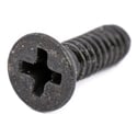 Photo of Connectronics 4-40 x 3/8 Flat Head (Countersunk) Screws for Chassis Mount Connectors - 100 Pack - Black