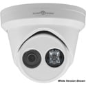 SecurityTronix ST-IP4FTD-2.8-BLK 4MP IP Fixed Lens Turret Dome Camera -Black