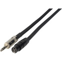 Photo of Laird SD-AUD4 Sound Devices Model XL-3 Type Link Cable 3.5mm Male to 3-Pin Female Mini XLR TA3F - 5 Foot