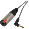 Photo of Laird SD-AUD8-03 Sound Devices Headphone Adapter Cable 3.5mm Right Angle Male to 1/4-Inch Female - 3 Foot