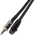 Laird Sound Devices 552 Link Cable 5-Pin Mini XLR Female to 3.5mm Plug - 1 Foot