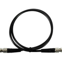 Photo of Laird SD59-BB RG-59 Equivalent 75 Ohm Flexible Canare L-3CFW HD SMPTE 292M/294M/424M BNC Cable - 6 Foot - Black