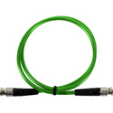 Photo of Laird SD59-BB RG-59 Equivalent 75 Ohm Flexible Canare L-3CFW HD SMPTE 292M/294M/424M BNC Cable - 6 Foot - Green