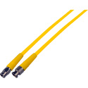 Laird SD6-B-F-3 YW HD-SDI Premium BNC Male to F Male Video Cable - 3 Foot Yellow