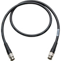 Photo of Laird SD6-BB1.5 Canare L-5CFW HD-SDI / SMPTE 424M RG6 BNC Cable - 1.5 Foot Black