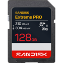 SanDisk SDSDXDE-128G-GN4IN 128GB Extreme Pro SDHC and SDXC UHS-II V90 Memory Card - 310MBs Read and 305MBs Write Speeds