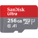 SanDisk SDSQUAR-256G-GN6MA Ultra microSDXC UHS-I Card with Adapter - 256GB A1/C10/U1 Video Speeds